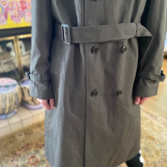 Dark Oversized Trench Coat Weatherman size 40 - Picture 15 of 16